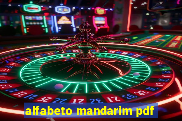 alfabeto mandarim pdf